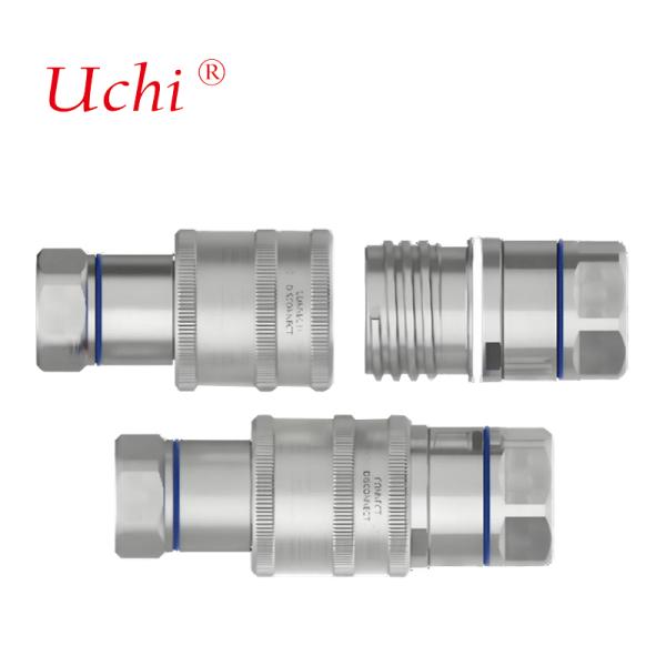 CNC Machined Quick Connect Water Cooling Fittings for Tube Type Cold Plate Parts
