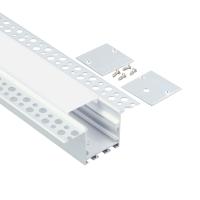 Placa de gesso cartonado 74*35mm perfil de LED para parede de gesso arquitetônico embutida linear