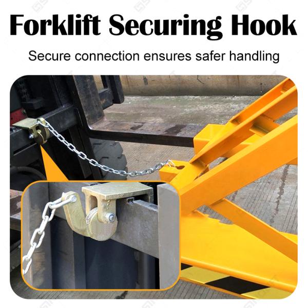 DG500 / DG1000 / DG1500 / DG2000 Heavy-Duty Forklift Mounted Drum Grab