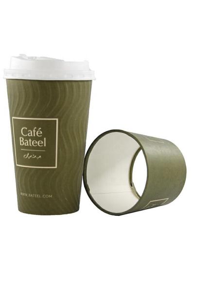 20oz Compostable Recyclable Paper Cups 160gsm-400gsm Coffee Paper Cups With Lids