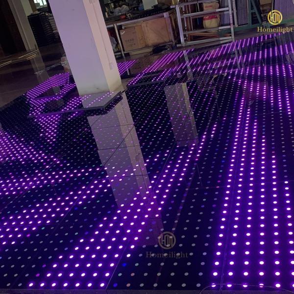 Piso de dança de luz LED luminosa para DJ de casamento e tensão de entrada AC 100-240V 50/60Hz