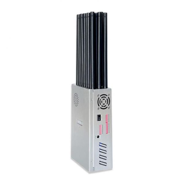 27 Antennas Portable Jammer Block Signal WiFi 6E Mobile Phones Worldwide GPS RF Signals