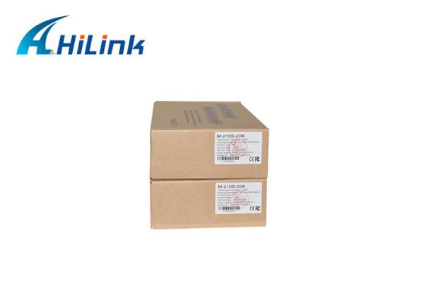 Telecom Equipment Simplex Fiber Media Converter Single Mode Fiber To Rj45 SC 5V