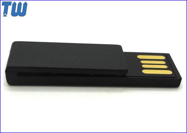 Slim Mini Plastic Noble Paper Clip Usb Flash Drives Delicate Design for Gifts