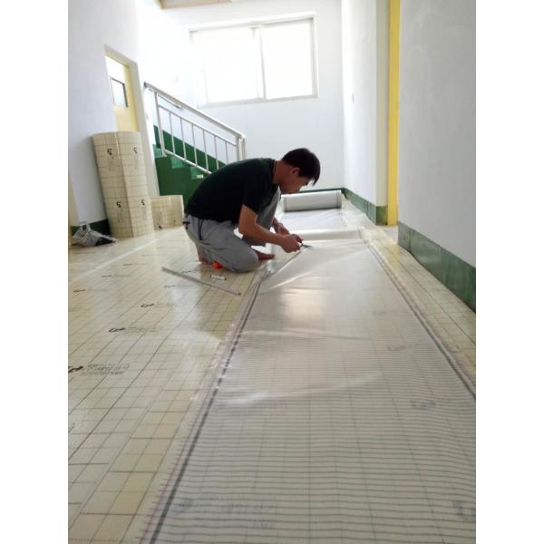 Graphene Carbon Floor Heating Film On The Wall / Carbon Film Underfloor Heating
