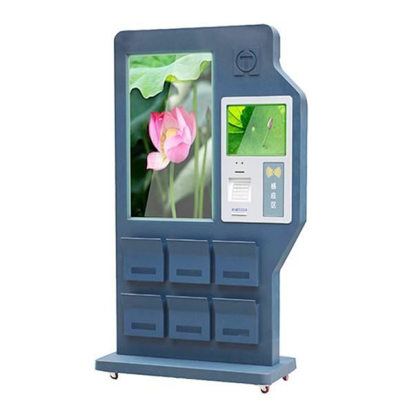 65 Inch Digital Signage Shopping Centre Kiosk Outdoor Food Kiosk Advertising Palyer