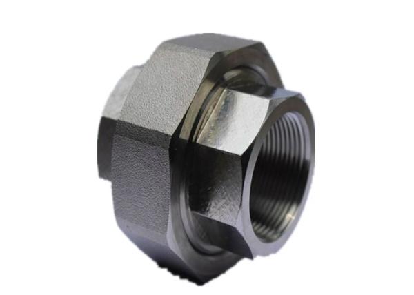 Forged Steel Unions Threaded Pipe Fittings 3 / 4 Inch BSPP Class 3000 ASTM A182 F22 MSS SP 83