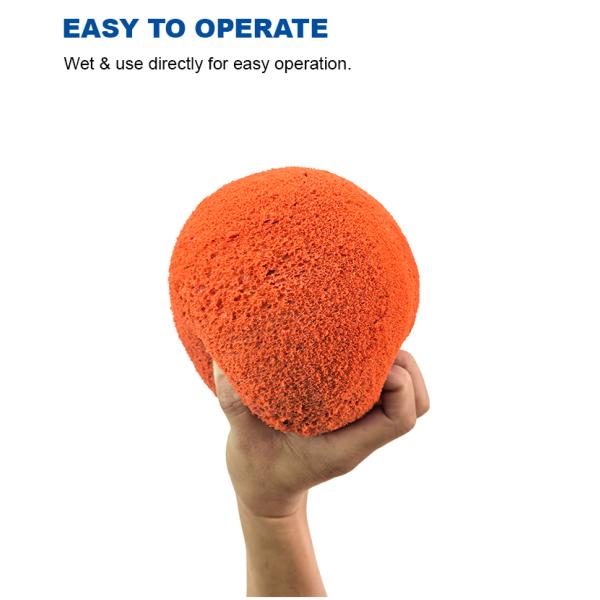 148mm Natural Rubber Concrete Pump Cleaning Ball for 125mm Pipe