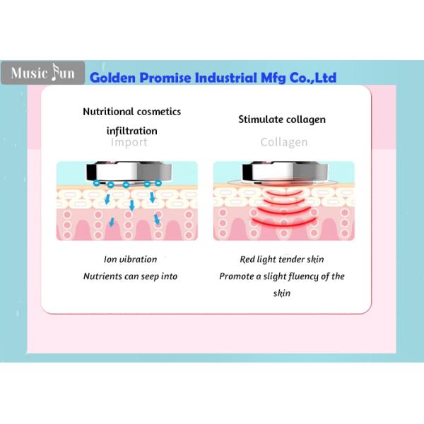 Magneto Thermal Introduction Electric Face Massager For Skin Tightening 3W