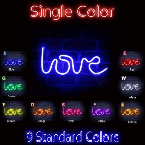Customized Drop Shipping Neon Wedding Theme Beautiful Decorate Led Letter Neon