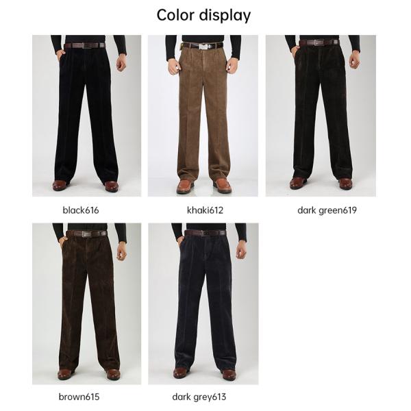 Custom Logo Made Men's 100% Cotton Corduroy Pants Business Straight Pants для мужчин