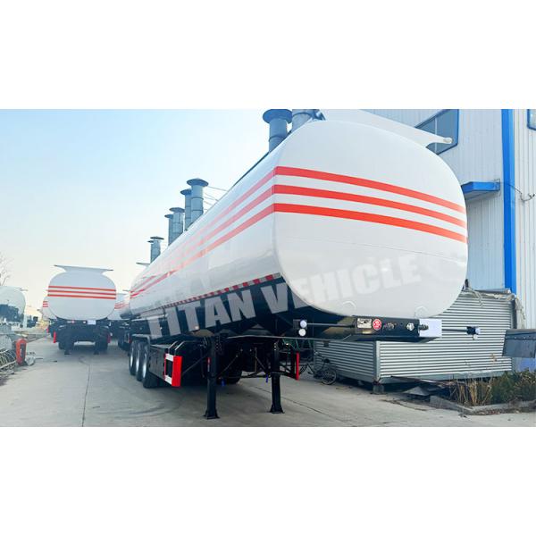 TITAN 3 Axle 45000 Liters Diesel Fuel Trailer Oi Fuel Tanker Trailer for Sale in DRC