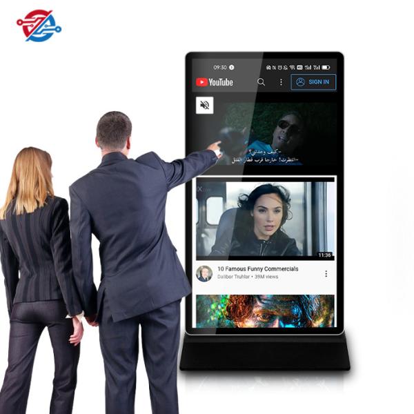 86" вертикальный случай металла дисплея 4K UHD и закаленное стекло