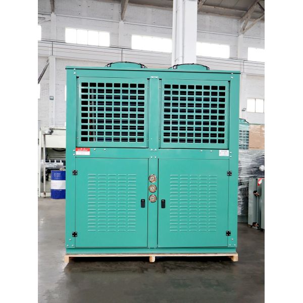 Semi Hermetic Condensing Unit designed for thermal management and long term reliability in commercial refrigeration installations