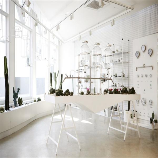 Fashion iron flower display rack /wood flower rack for flower shop