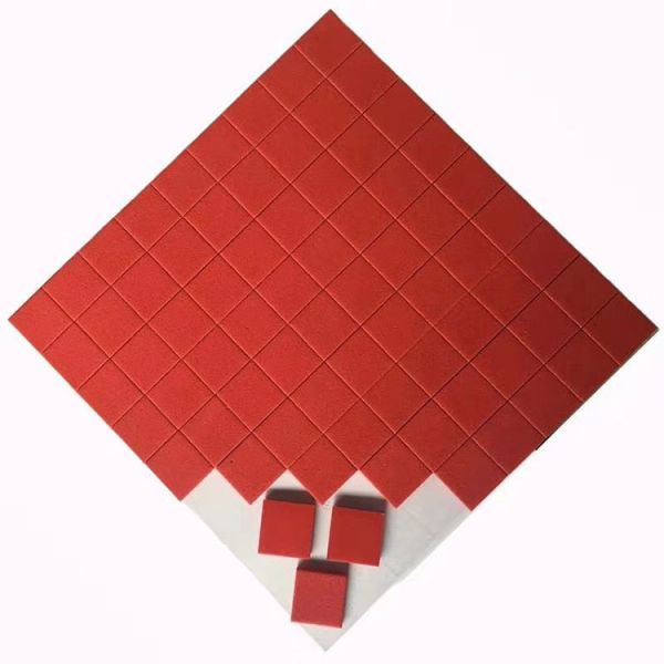 Customized Glass Protection Cork Separator Distance Pads 15x15x1.5mm Suitable for Modern Office Building Glass Sheets