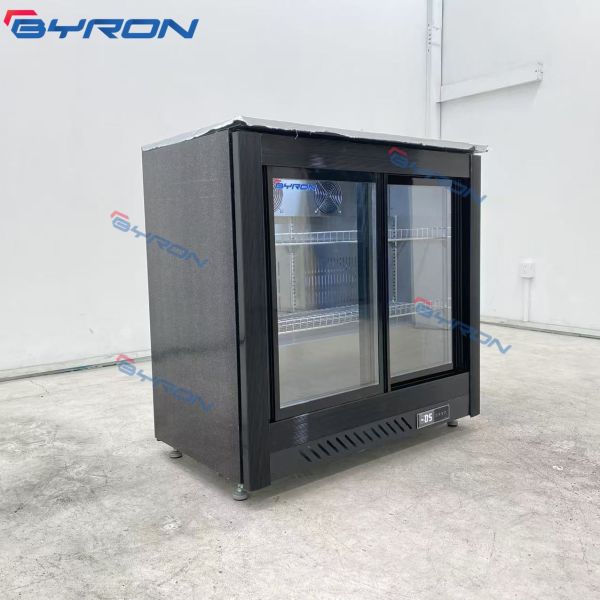 Customization Beverage Cooler Refrigerator Glass Door Beverage Cooler