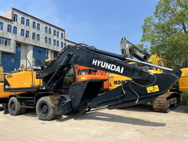 Used Korea hyundai 210w 21Ton Hydraulic Wheel Excavator Hyundai 210W R210W-9