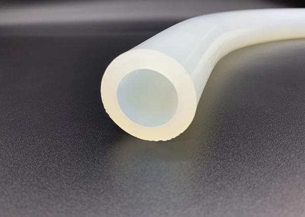 Produto comestível de alta temperatura transparente seguro da tubulação do silicone para o distribuidor da água