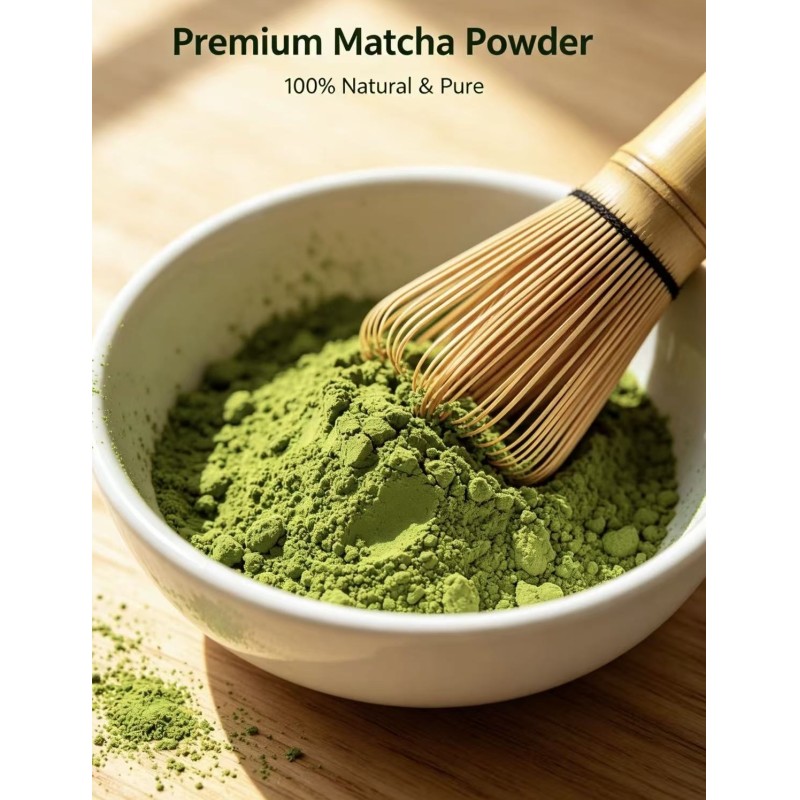 Sugar-Free Additive-Free Flavored Pure Matcha Powder 100g Clean Label Culinary Cooking Blend