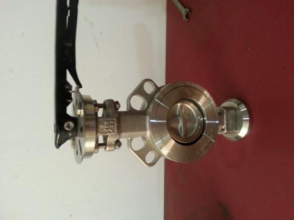 PN10 Stainless Steel Centerline Butterfly Valves , Metal Seated Lug Type Butterfly Valve