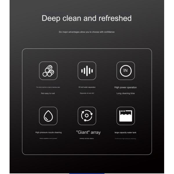 220v/380v Multifunctional Cleaning Ionized Ozone Decomposition Vegetable Washing Machine
