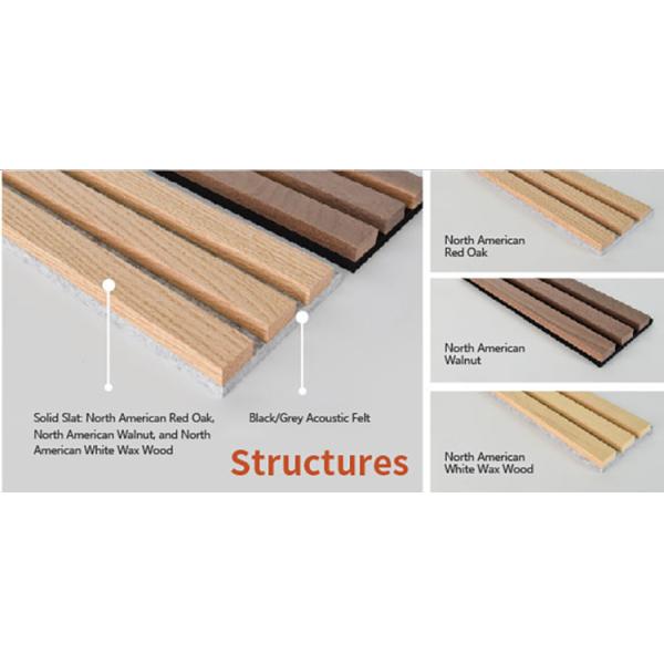 Экологически чистые акустические деревянные панели для поглощения звука 2400 мм