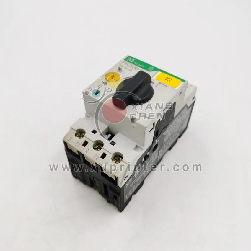 Moeller Motor Protective Starter Pkzm0-10 Q52 Rotary Knob Printing Machine