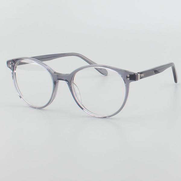 Unisex Round Retro Anti Blue Light Acetate Optical Frame
