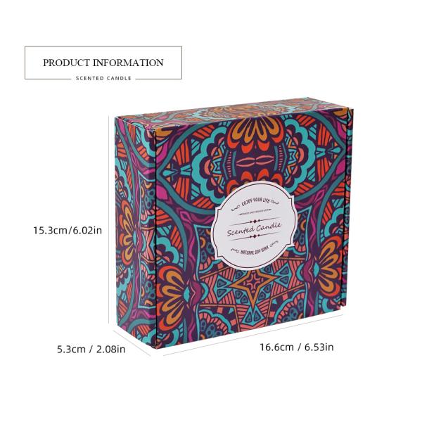 Custom Natural Scented Soy Wax Candle Tin Scented Candle Aroma Wedding Gift Set