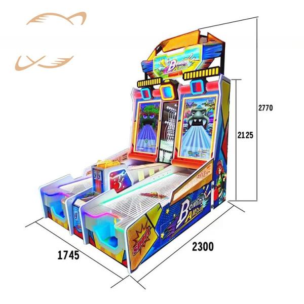 ドリームランド 新着者 室内コイン操作 ボーリング アーケード ゲーム マシン 遊園地