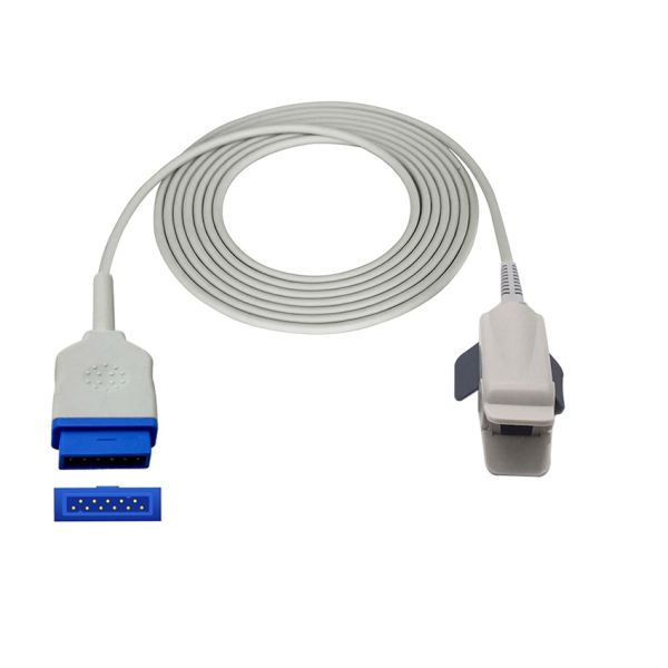 11 Pin  Finger Probe , GE Marquette Adult Pulse Oximeter Finger Probe