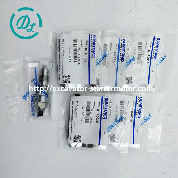 KHA0026 Pièce de rechange de vanne de contrôle métallique Sumitomo SH200 SH300
