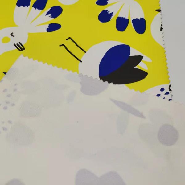 PU покрыл 100% полиэстер GSM 60Dx60D ткани 220 куртки зимы Windproof