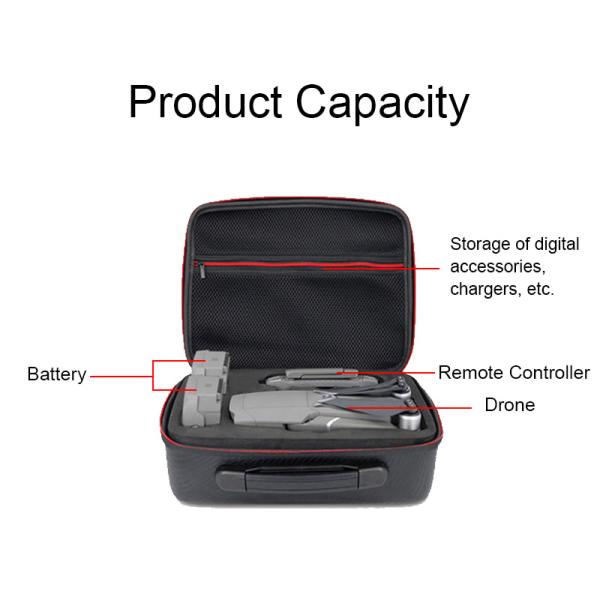 30*22*11CM Dji Mini 2 Hard Case , ISO9001 EVA Protective Storage Bag
