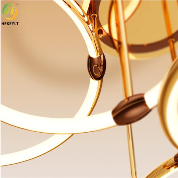 Acrylic Shade LED Chandelier Modern Pendant Light For Home Decoration