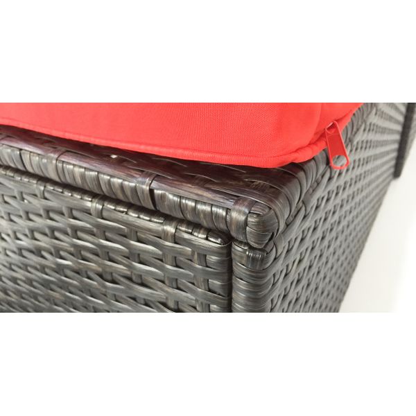 Factory Wholesale Rattan Wicker Outdoor Furniture 7 Pieces Corner Conversation Sofa Set