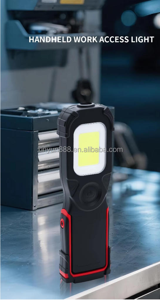 Outdoor Magnetic Work Inspection Light COB Charging High Brightness Maintenance Work Light Outdoor Camping Inspection Work Light
