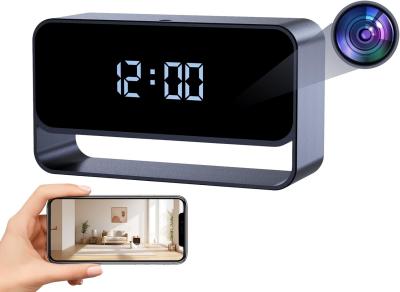 1080P HD Mini Wifi Spy Camera Clock , Mini Hidden Clock Camera Night Vision