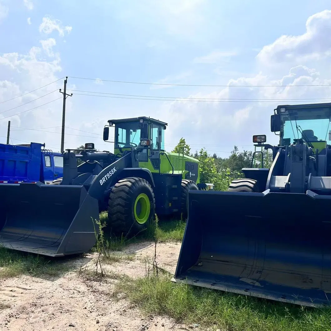 Factory Price 6 Ton Electric Loader Battery Electric Wheel Loader with Optional Attachments