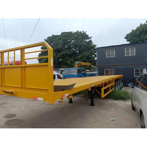 40T Loading Capacity New Flat Bed Semi Trailers 13m Made in China
