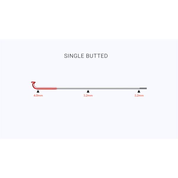 Customized Length 8/10 Gauge Butted Spokes 304 Stainless Steel and Long-lasting