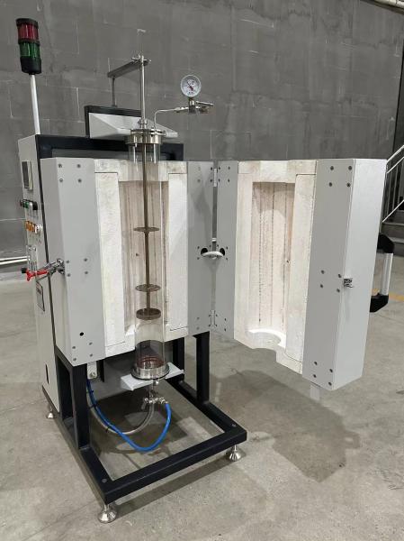 500 Ordm C Vacuum Horizontal Tubular Furnace For Quartz Alumina Melting