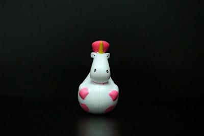 Personalized Unicorn Plastic Figures Toys As Gift For Family White Color