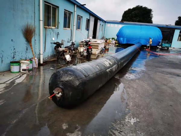 ar de borracha de nylon bolsas a ar de lançamento enchidas ISO17357 do navio 0.20Mpa