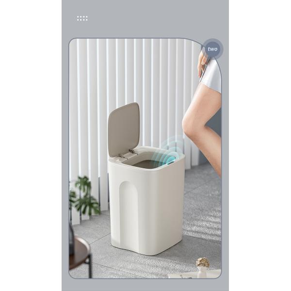 Smart Sensor Ipx5 Waterproof Trash Bin Small Plastic Touchless Trash Can