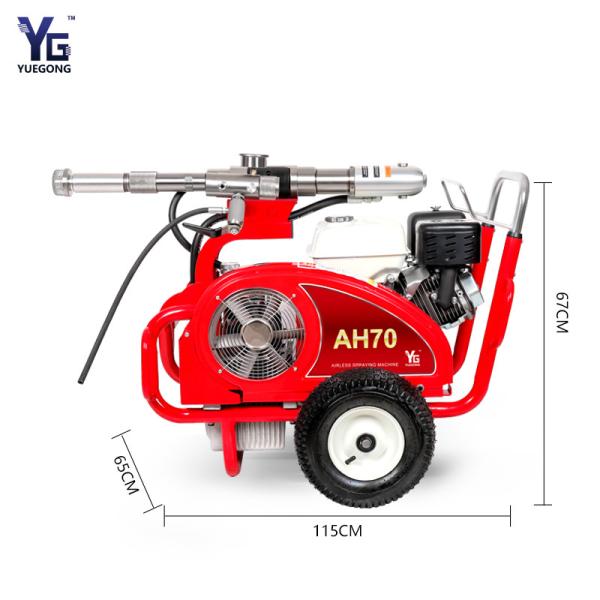 Industrial Airless Putty Spray Machine Electric Hydraulic Piston Pump Sprayer 380V