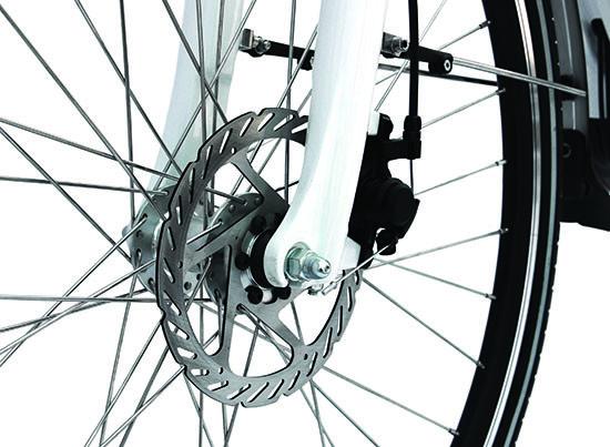 Aluminum Alloy 6061 Electric City Bicycle With 48v 500W Rear Hub Motor