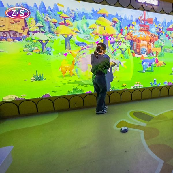 Immersive AR Drawing Interactive Wall with 10+ In-House Game Themes for Rotation