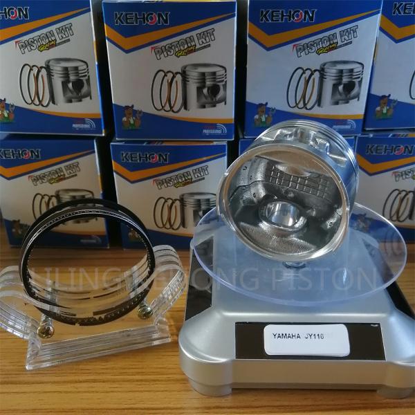 Durable JY110 Yamaha Motorcycle Pistons Kit 49mm CLY DIA Aluminum Alloy